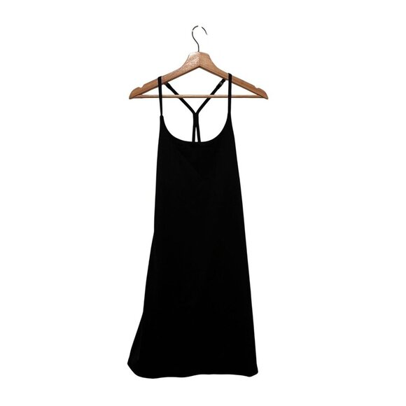 Halara Black Strappy Sleeveless A-Line Adjustable Straps & Back Detail Women's D - Picture 2 of 10